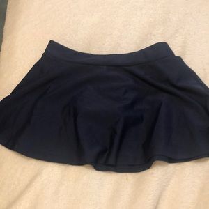 NWT Girls Swim skirt with bikini bottom built in. Navy. Size 11/12